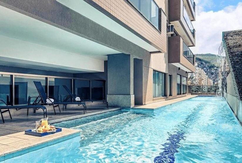 Flat Praia De Copacabana Ipanema - Pe Na Areia Рио-де-Жанейро Экстерьер фото